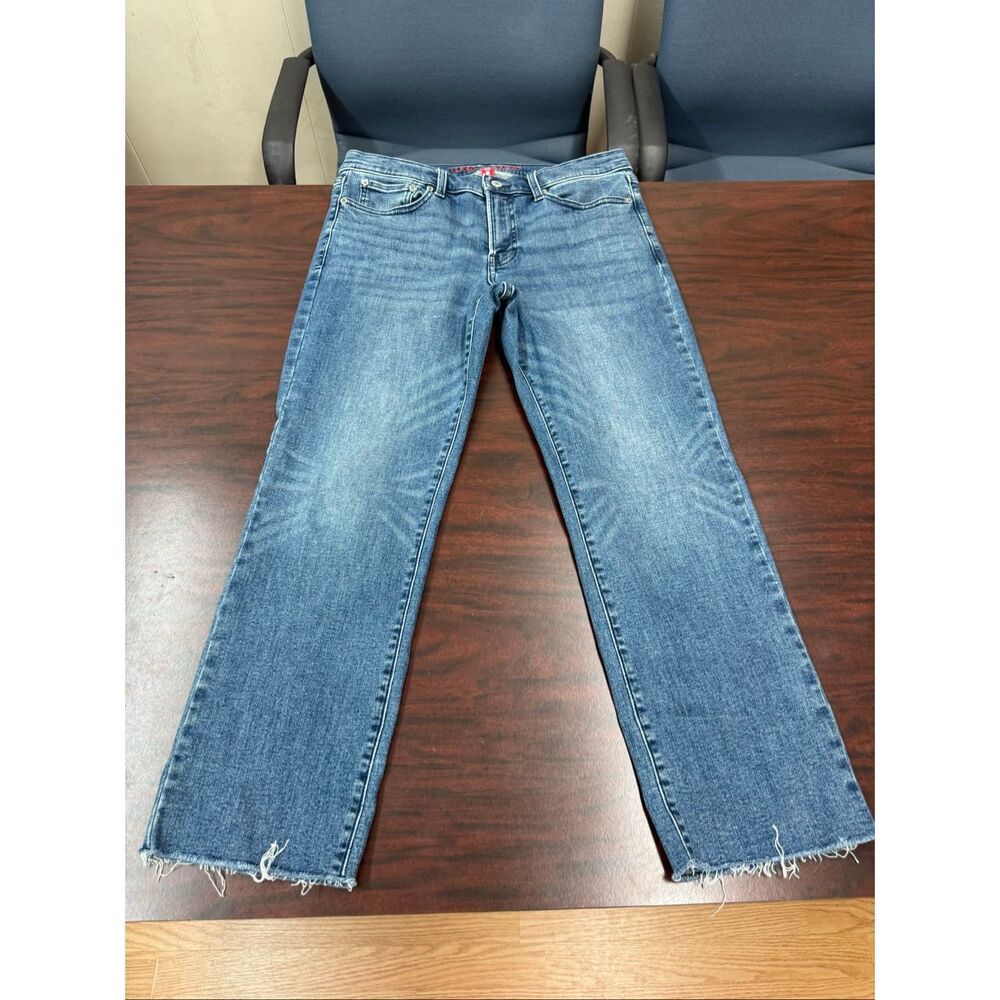 Lucky Brand Women's Ankle Crop Straight-Leg Jeans - Blue Denim